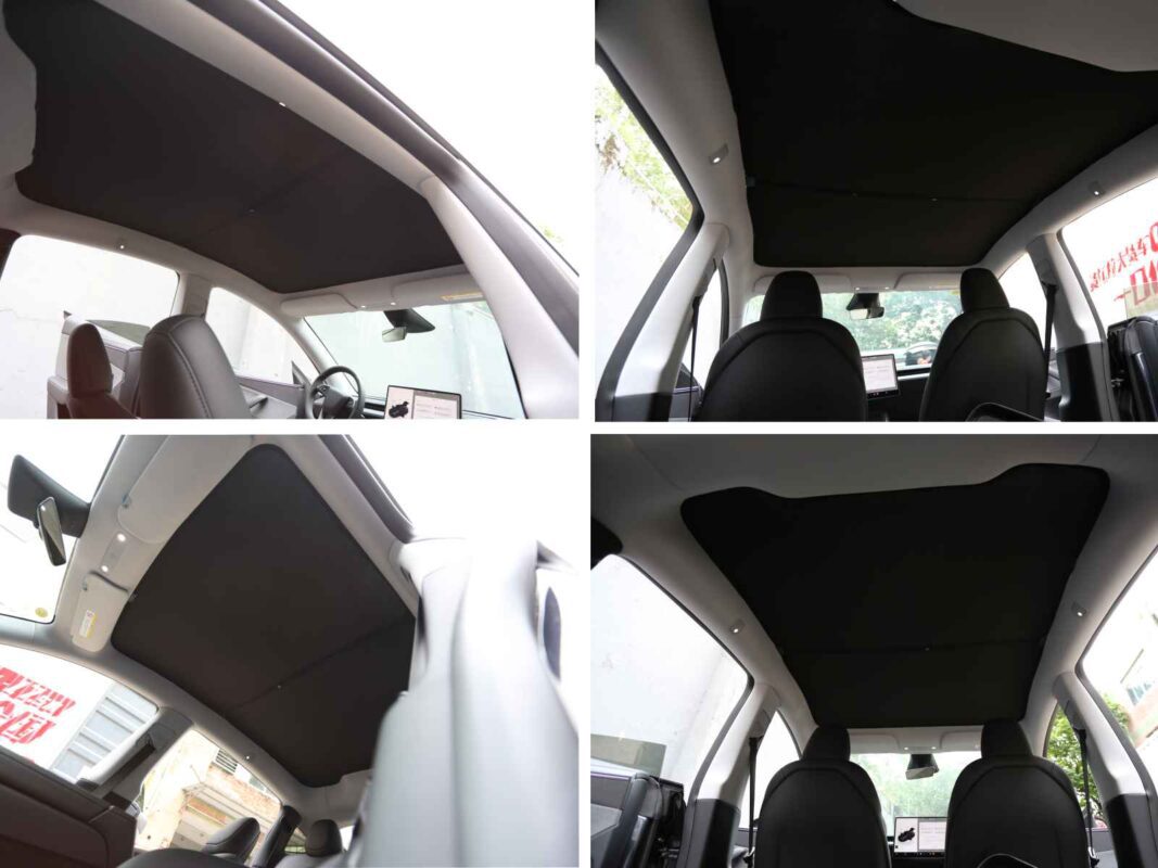 Tesla Model Y 2025 Juniper: Glass Roof Sunshade - product gallery image 1