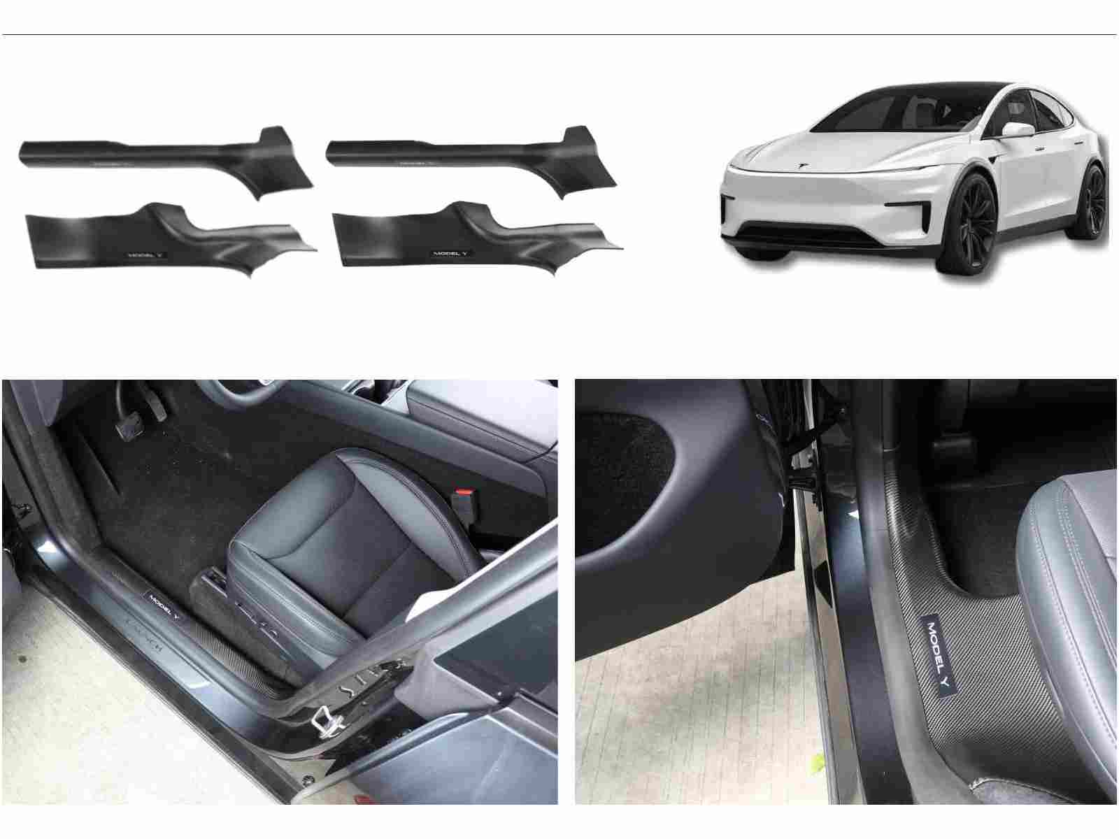 TJ385_Tesla Model Y 2025_Juniper Interior Door Sill Protector (ABS Carbon Look)_00 TJ385_Tesla-Model-Y-2025_Juniper-Interior-Door-Sill-Protector-ABS-Carbon-Look