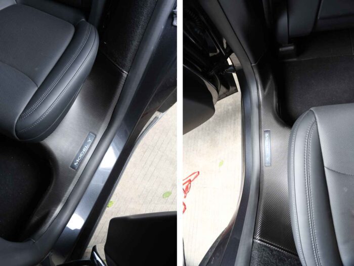 TJ385_Tesla-Model-Y-2025_Juniper-Interior-Door-Sill-Protector-ABS-Carbon-Look