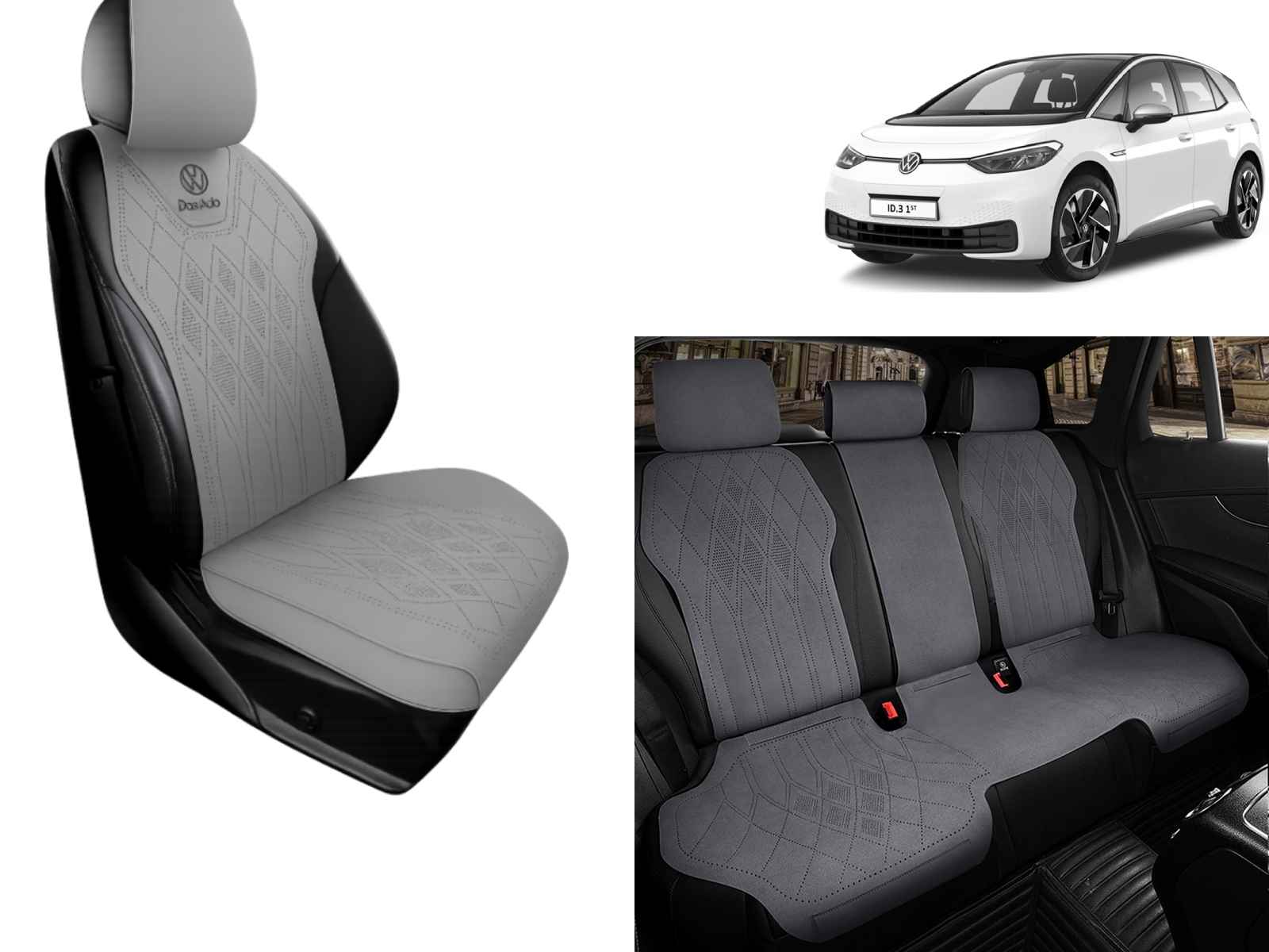 vd3-390_V W ID.3 Seat Cover Set, Seat Protector Set (5 seats)