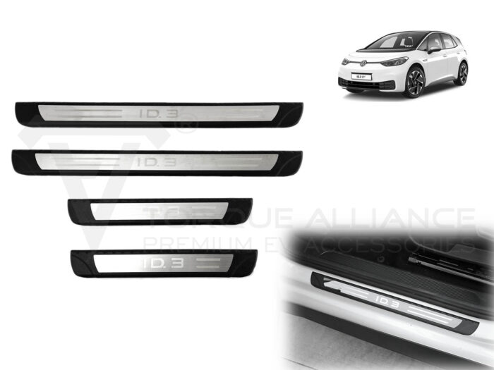 VW ID.3: Door Sill Protectors, Door Sill Covers (4 pcs)