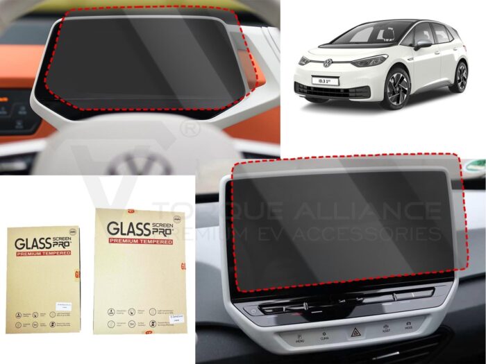 VW ID.3, ID.4 & ID.5 9H Screen Protector Set – 10/12 Inch